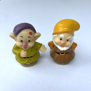 Little People Fisher Price Disney Seven Dwarfs Happy & Dopey Figures 2012